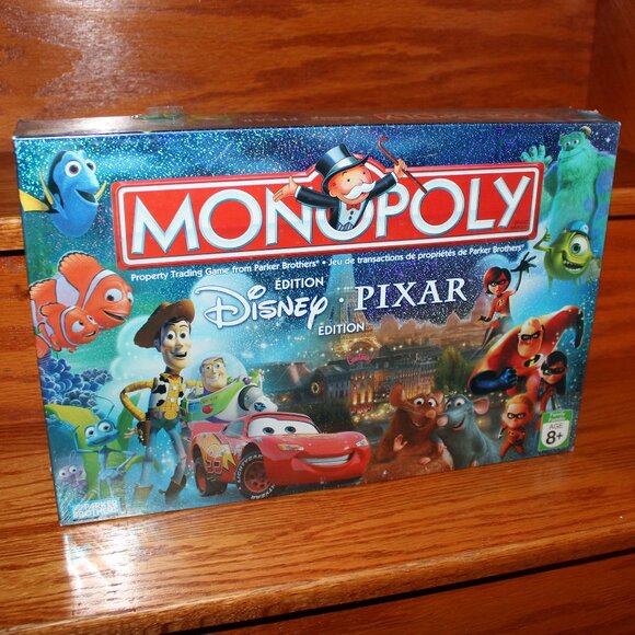 3/$188❤️sealed vintage 2007 MONOPOLY Disney Pixar Edition board game Parker Bros - Picture 1 of 7